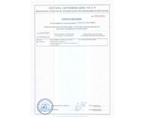 Сертификаты Onduline